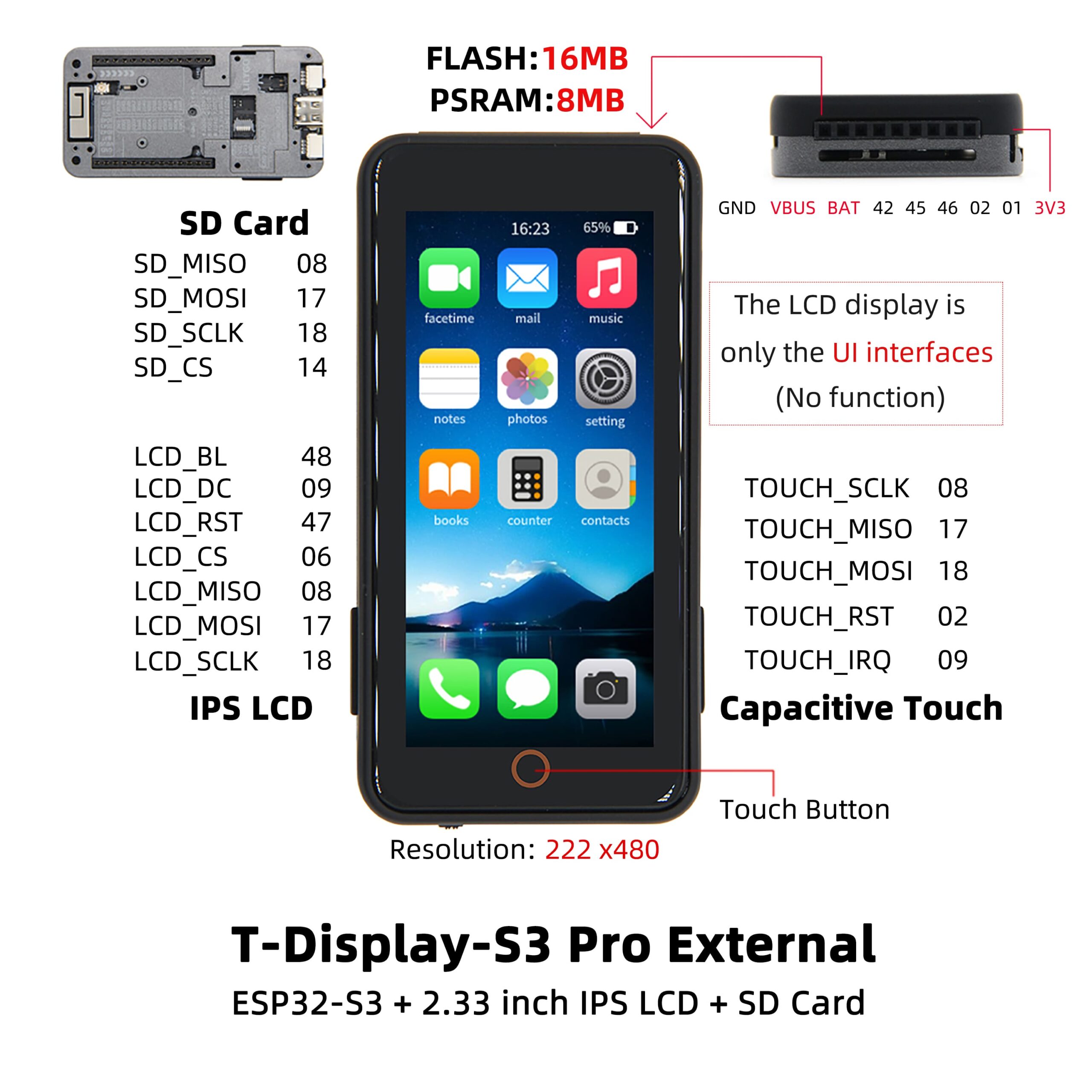 T-Display S3 Pro-16