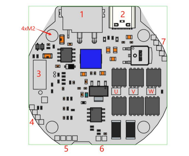 SteadyWin GIM6010-8 Joint Motor 5NM-1