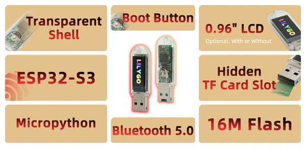 LILYGO T-Dongle S3-10