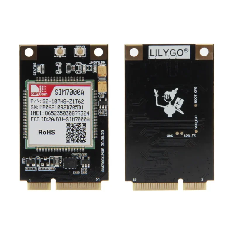 LILYGO T-PCIE ESP32 SIM Series Nano Card Composable Wireless Development Board