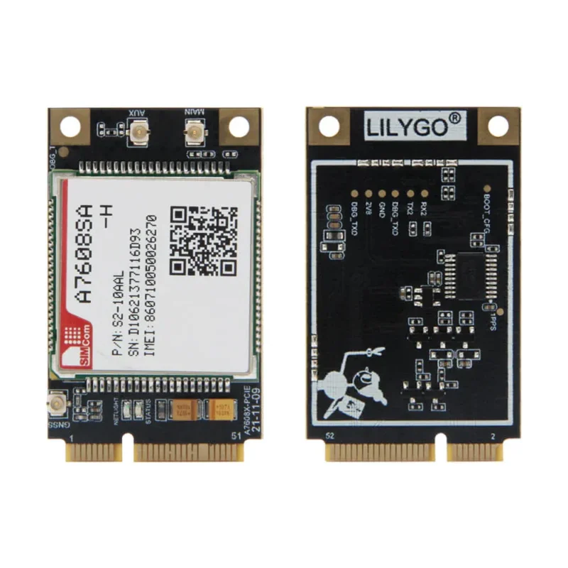 LILYGO T-PCIE ESP32 SIM Series Nano Card Composable Wireless Development Board
