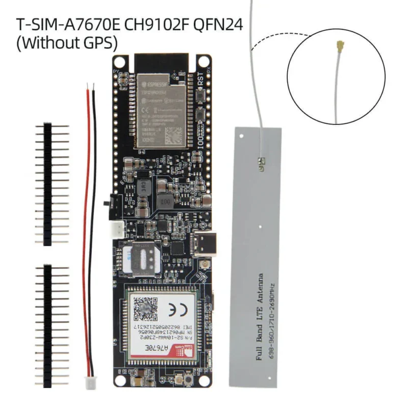 LILYGO T-A7670E/G/SA R2 Wireless Module ESP32 Chip 4G LTE CAT1 MCU32 Development Board