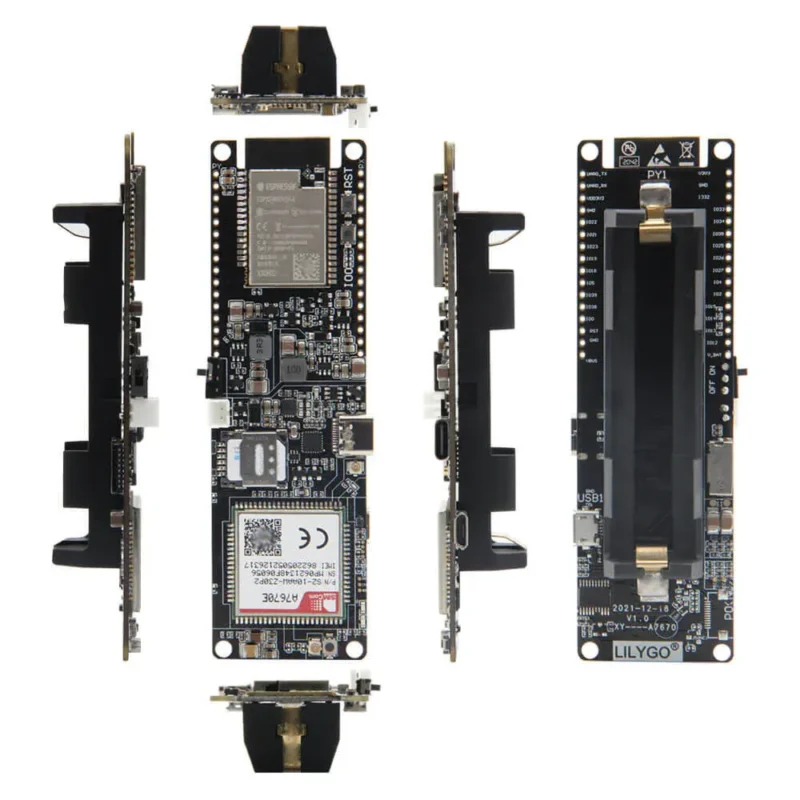 LILYGO T-A7670E/G/SA R2 Wireless Module ESP32 Chip 4G LTE CAT1 MCU32 Development Board
